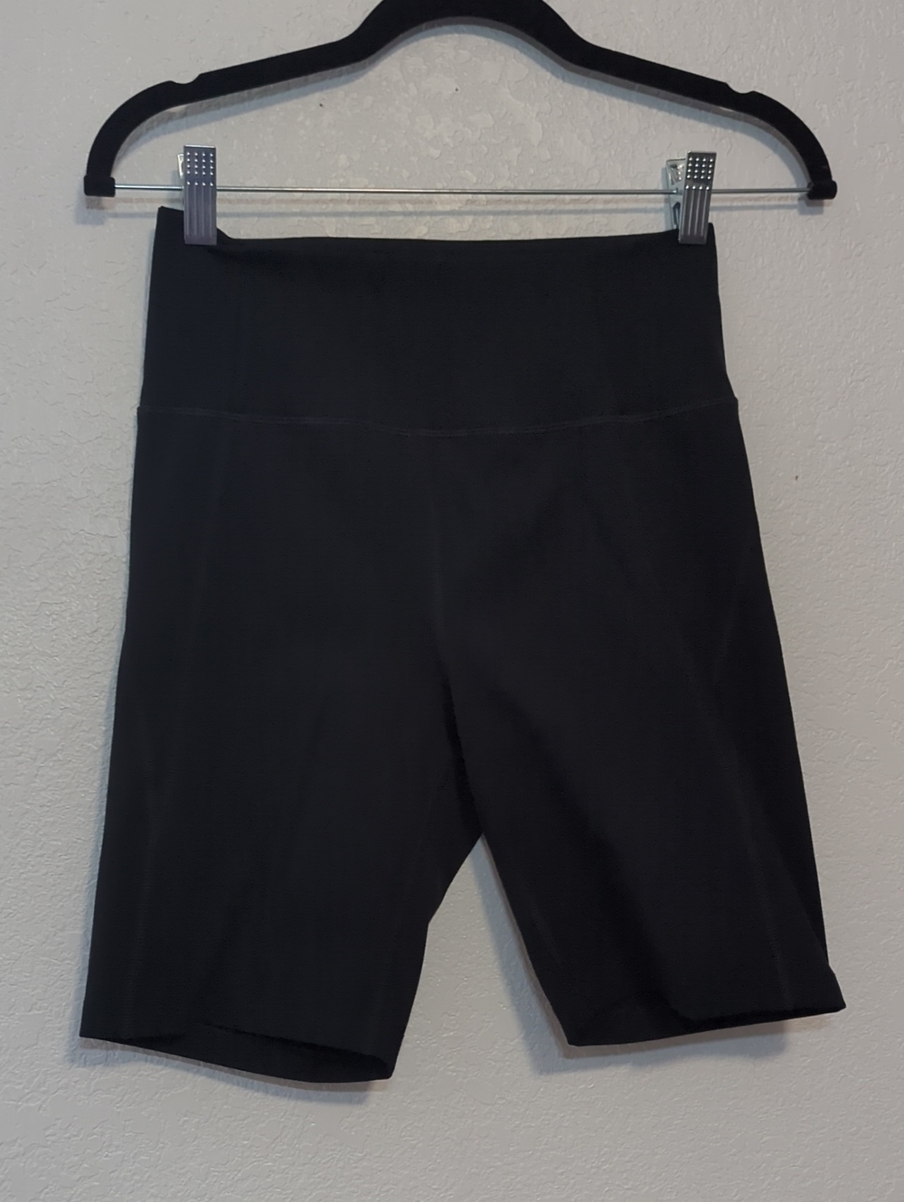 girlfriend collective Black High-Waist Bike Shorts